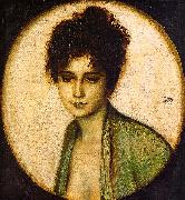 Franz von Stuck Portrait of Frau Feez Spain oil painting artist